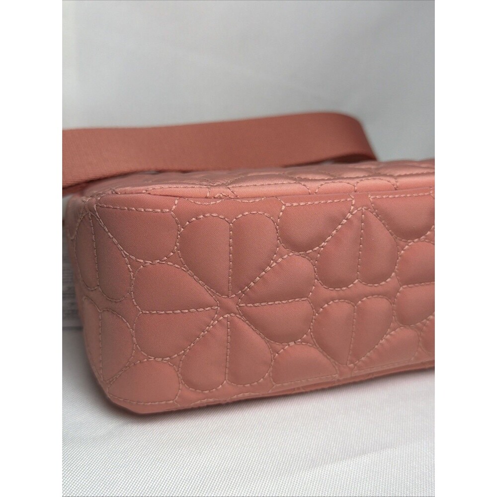 Kate Spade Spade Flower Quilted Shoulder Bag Terracotta Pink NWT - Picture 8 of 15